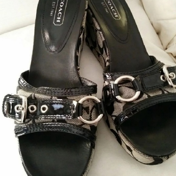 Coach Shoes - Coach wedges size 9